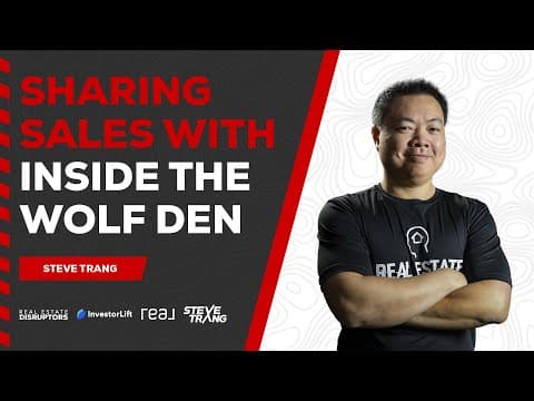 Sharing my Sales SECRETS "Inside The Wolf's Den" Podcast