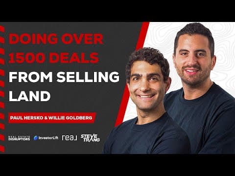 Done Over 1500 Deals From Selling Land