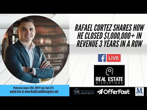 Rafael Cortez shares how he closed $1,000,000+ in revenue 3 years in a row