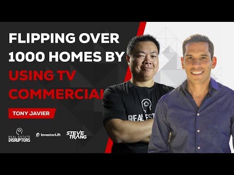 Wholesale Real Estate using TV, and growing over 1000 Flips with Tony Javier